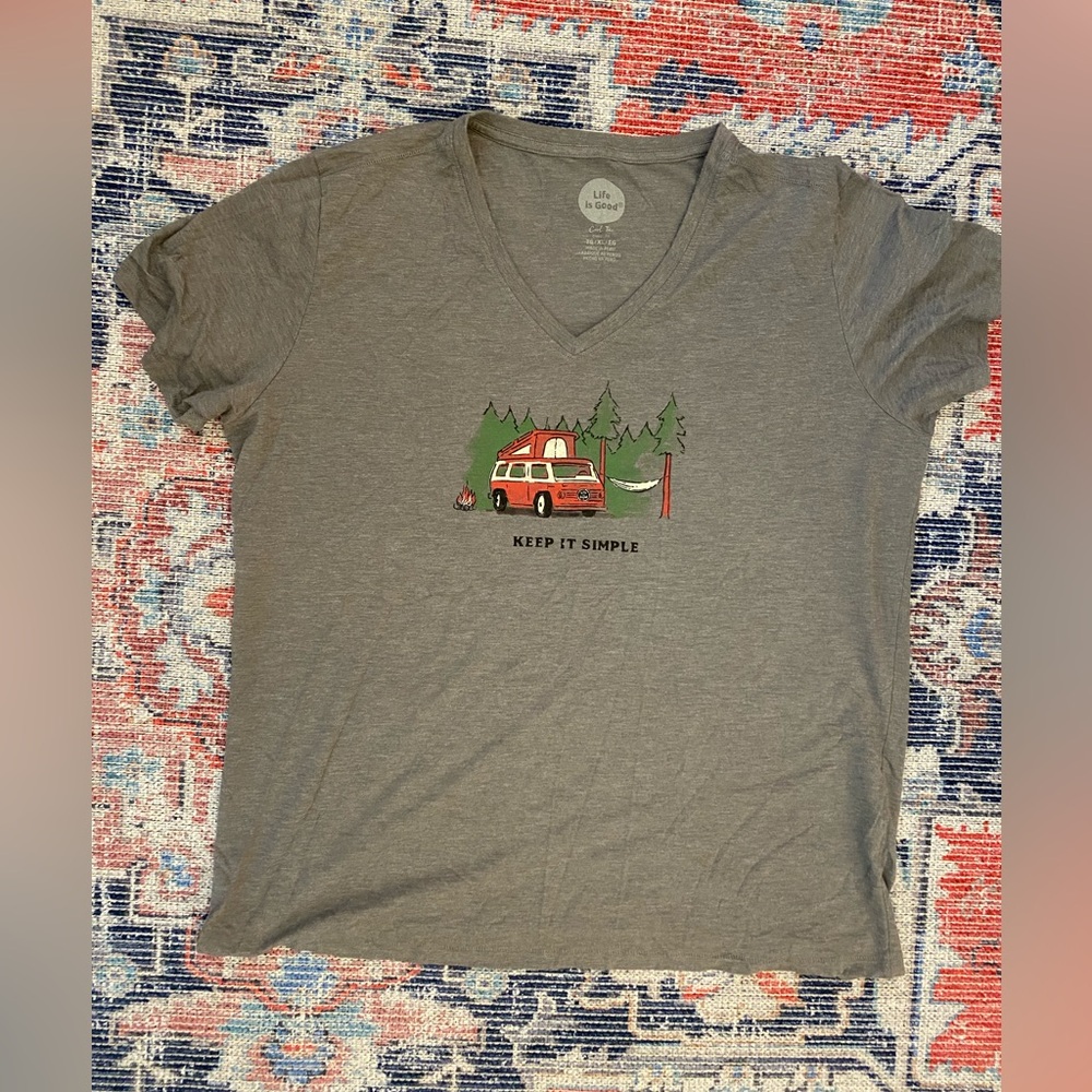 Life is Good tee, Keep it simple